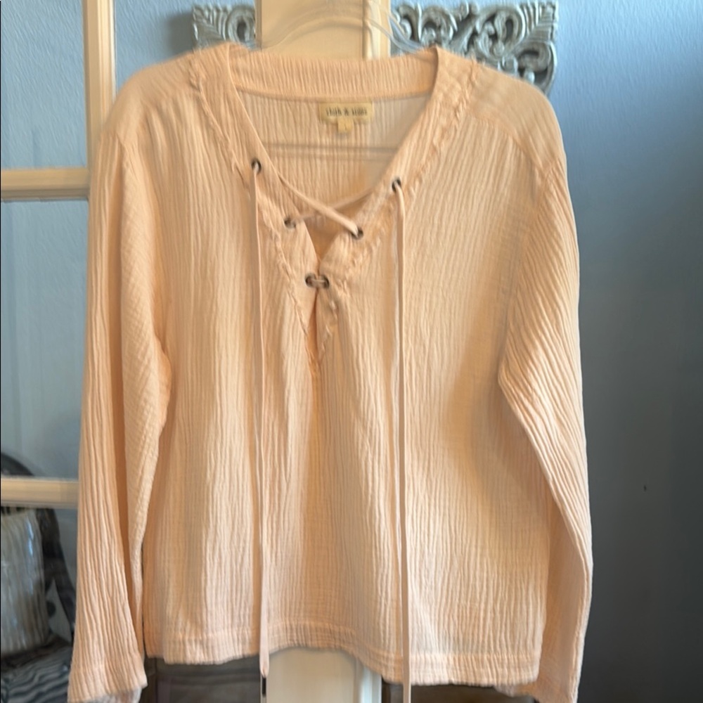Ladies Large Cloth & Stone Top